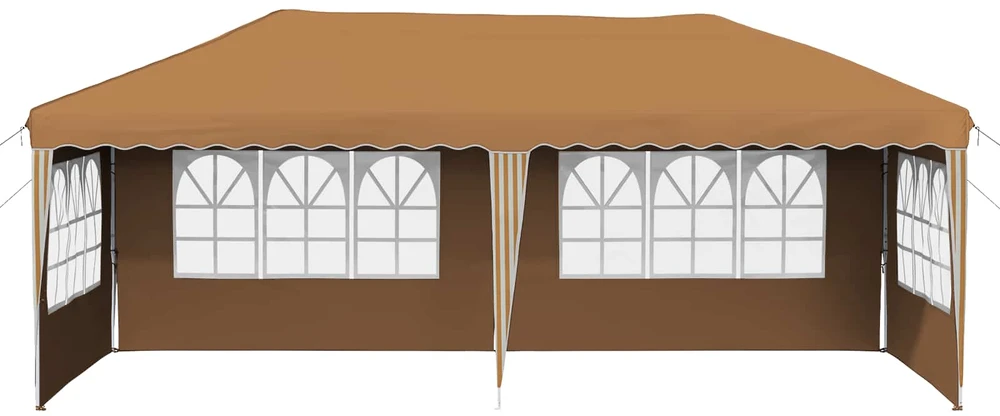 Pop-up šventinis palapinė 574 x 289 x 245 cm Smėlio