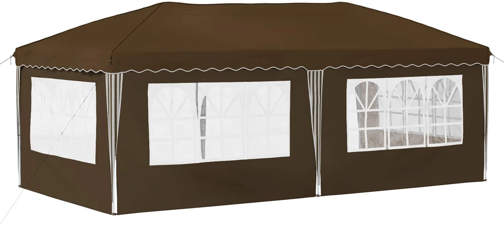 Pop-up šventinis palapinė 575 x 289 x 245 cm Taupe