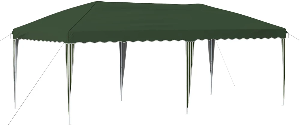 Pop-up šventinis palapinė 575 x 290 x 245 cm Žalia