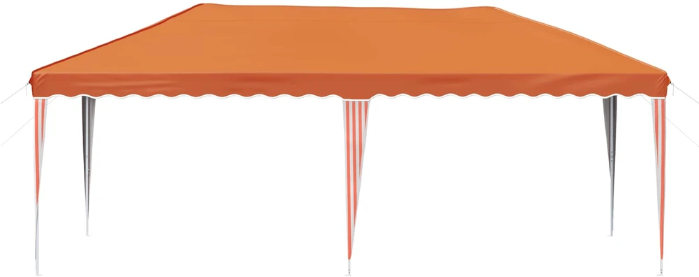 Pop-up šventinis palapinė 575 x 290 x 245 cm Oranžinė