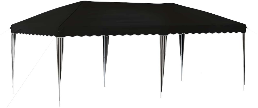 Pop-up šventinis palapinė 575 x 290 x 245 cm Juoda