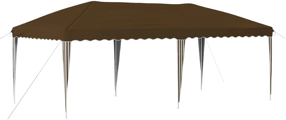 Pop-up šventinis palapinė 575 x 290 x 245 cm Taupe