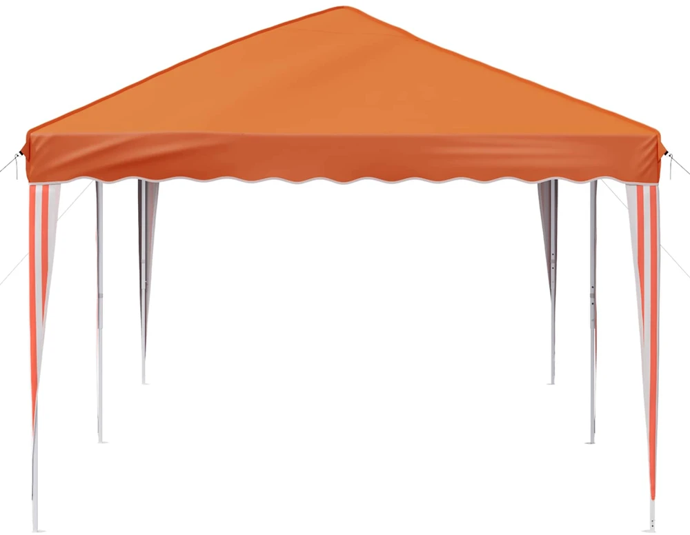 Pop-up šventinis palapinė 575 x 290 x 245 cm Oranžinė