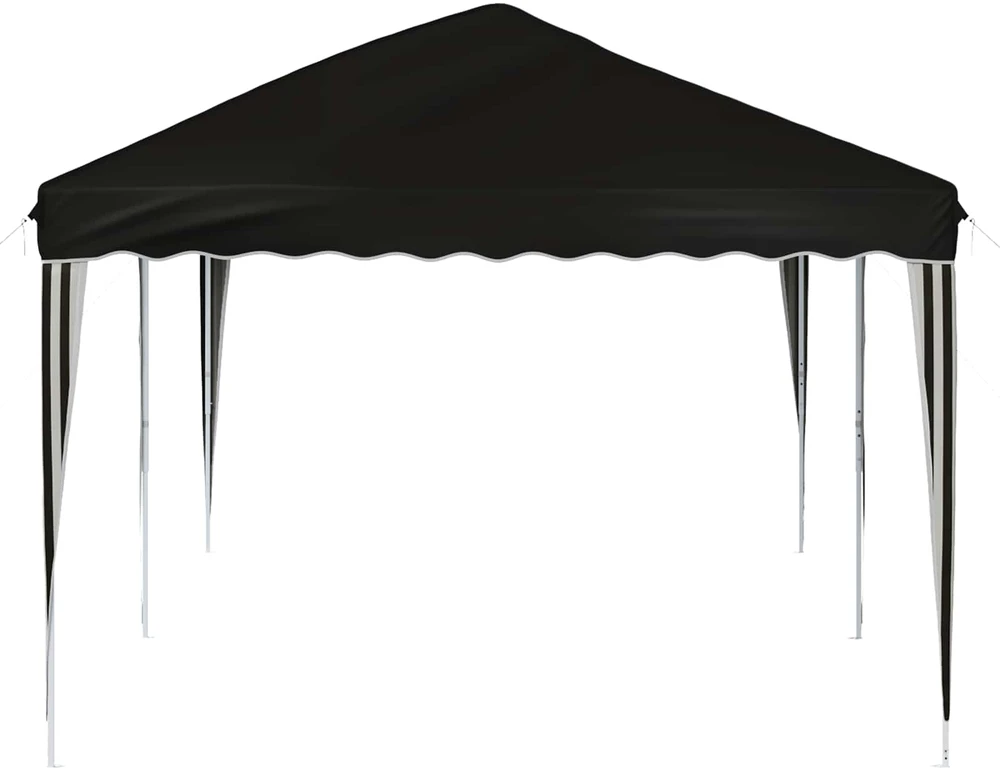 Pop-up šventinis palapinė 575 x 290 x 245 cm Juoda