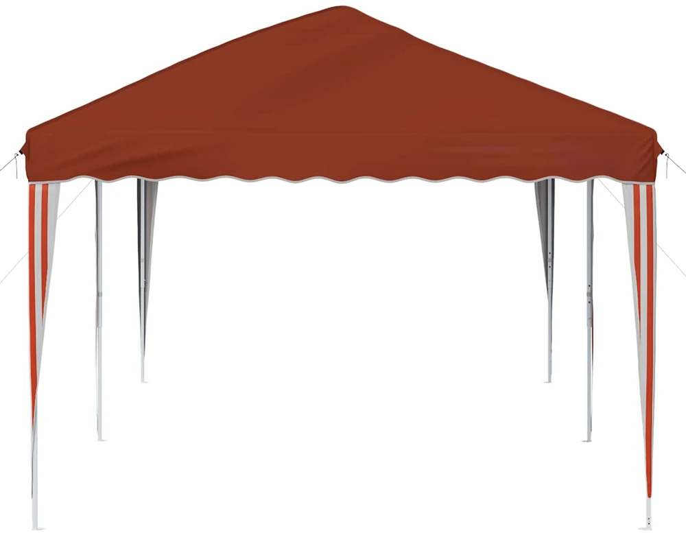 Pop-up šventinis palapinė 575 x 290 x 245 cm Terakotos