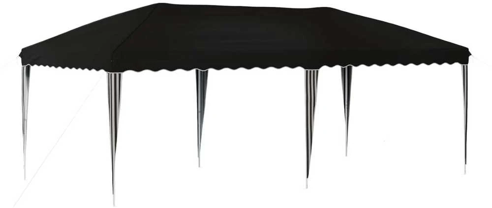 Pop-up šventinis palapinė 575 x 290 x 245 cm Juoda