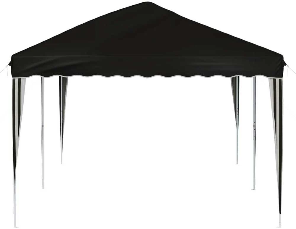 Pop-up šventinis palapinė 575 x 290 x 245 cm Juoda