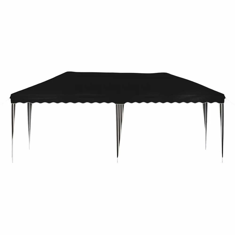 Pop-up šventinis palapinė 575 x 290 x 245 cm Juoda