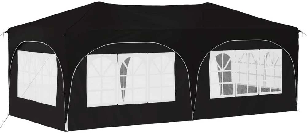 Pop-up šventinis palapinė 575 x 288 x 245 cm Juoda