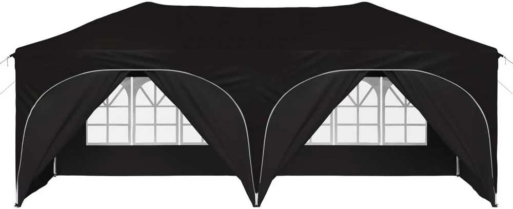 Pop-up šventinis palapinė 575 x 288 x 245 cm Juoda