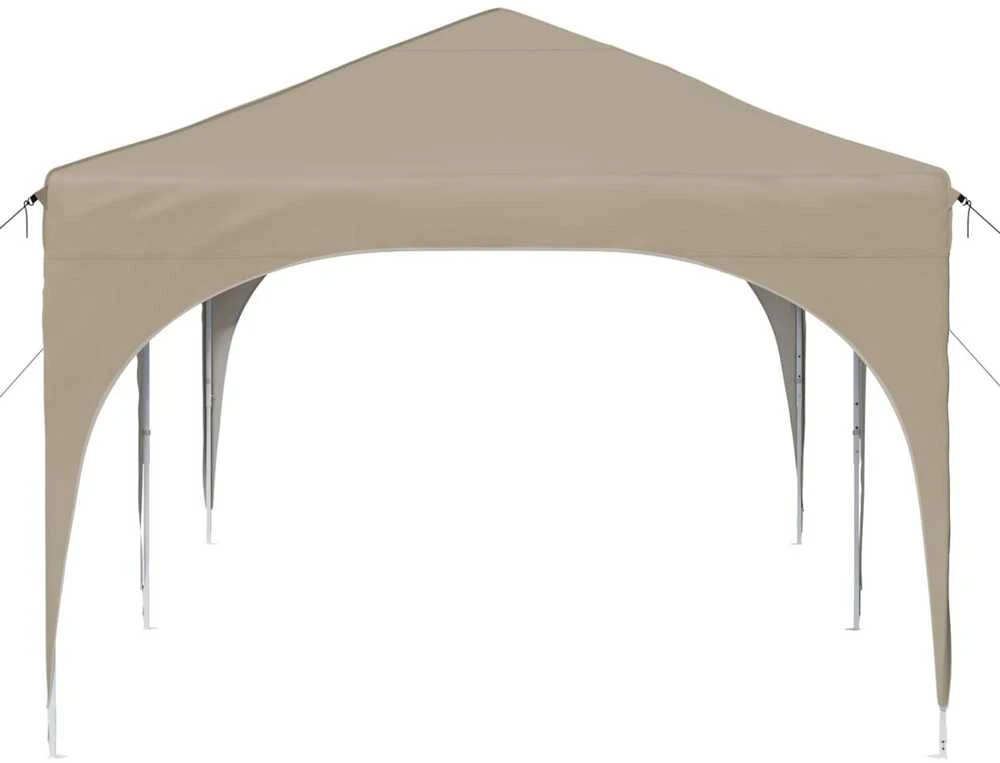 Pop-up šventinis palapinė 575 x 288 x 245 cm Kreminė