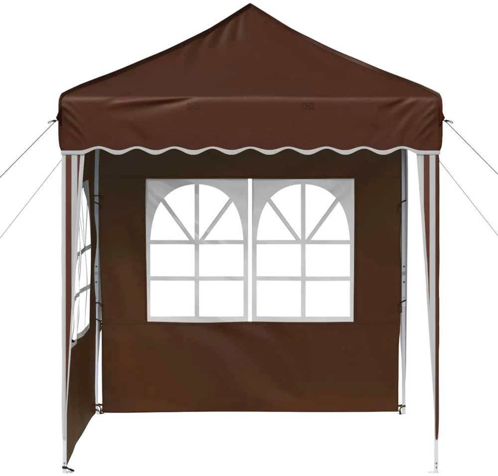 Pop-up šventinis palapinė 195 x 195 x 245 cm Ruda