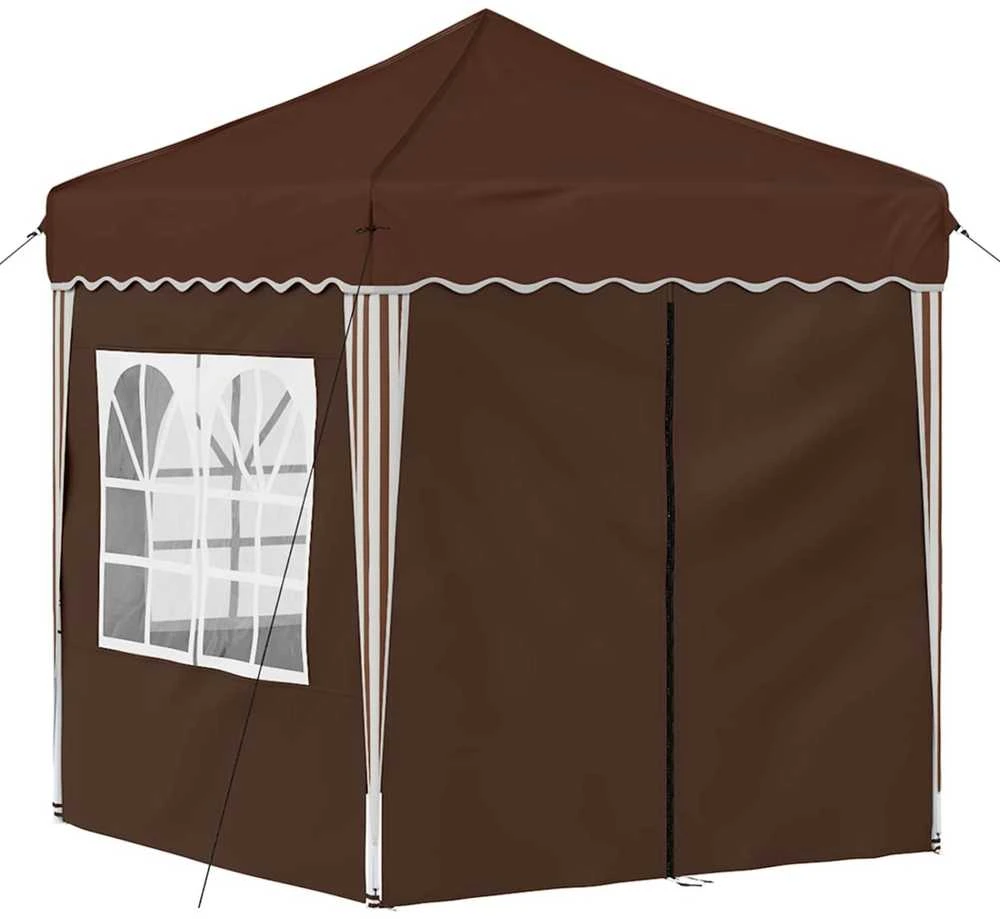 Pop-up šventinis palapinė 195 x 195 x 245 cm Ruda