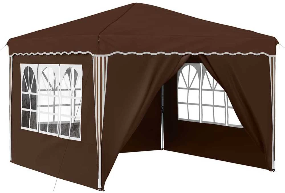 Pop-up šventinis palapinė 288 x 288 x 245 cm Ruda