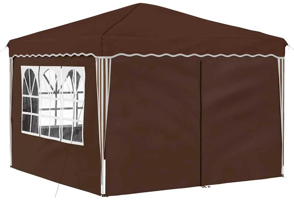 Pop-up šventinis palapinė 288 x 288 x 245 cm Ruda