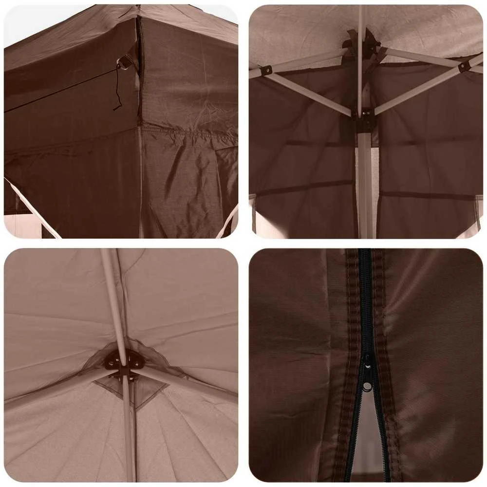 Pop-up šventinis palapinė 575 x 288 x 245 cm Ruda