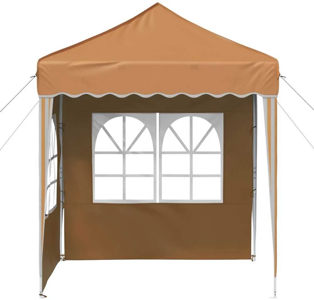 Pop-up šventinis palapinė 195 x 195 x 245 cm Smėlio
