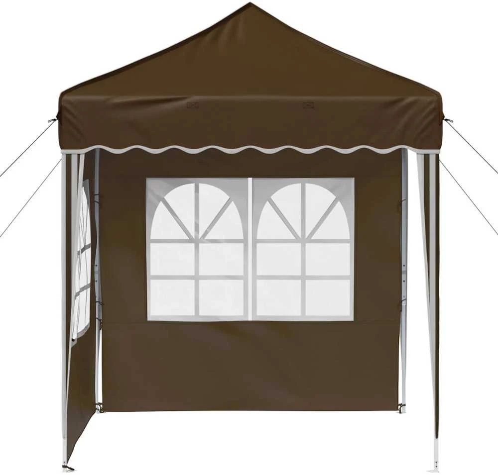 Pop-up šventinis palapinė 195 x 195 x 245 cm Taupe