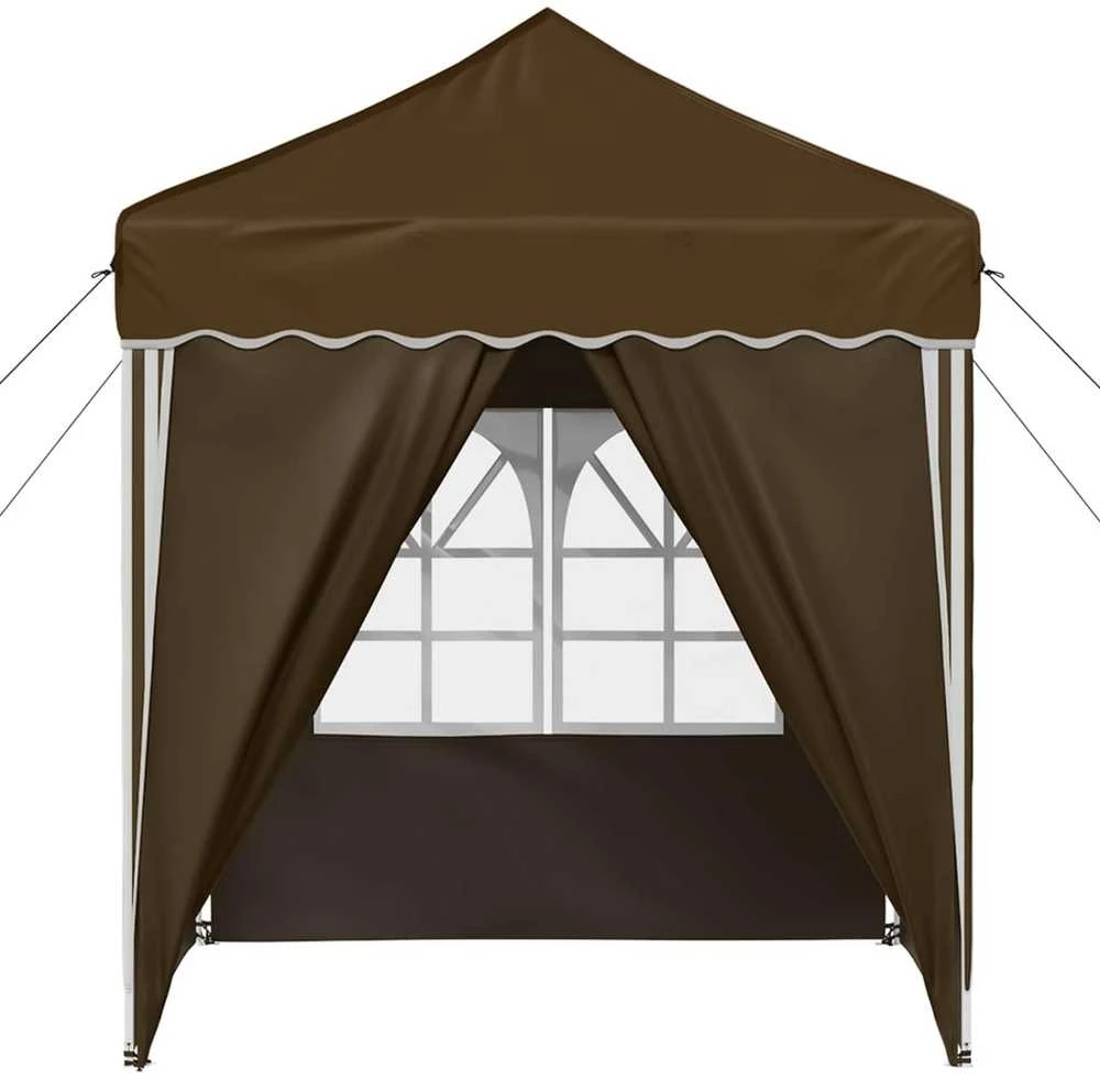 Pop-up šventinis palapinė 195 x 195 x 245 cm Taupe