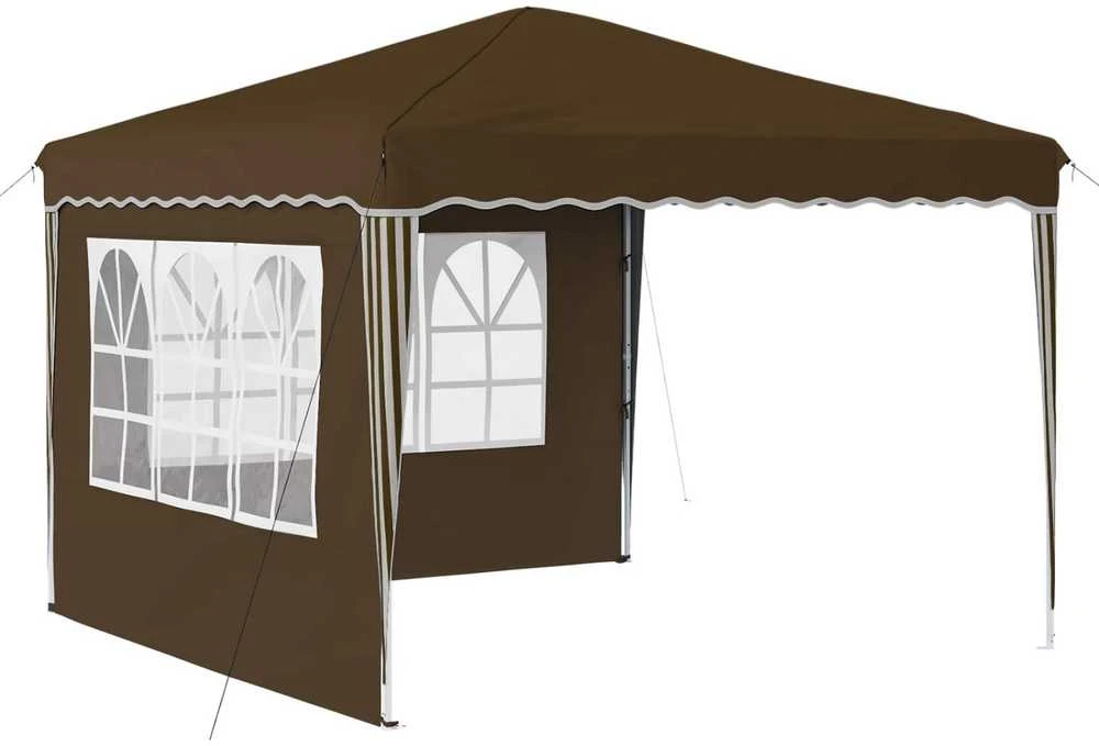 Pop-up šventinis palapinė 288 x 288 x 245 cm Taupe