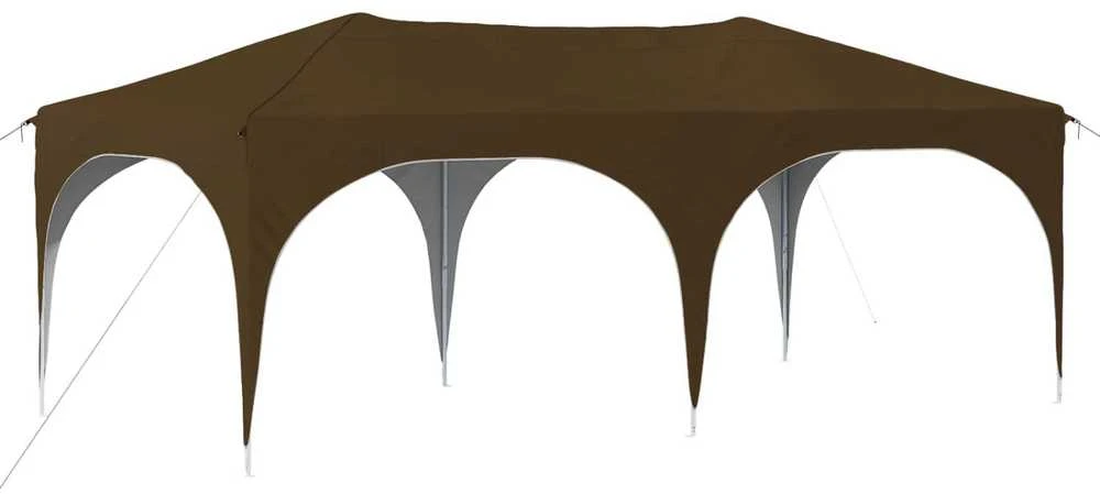 Pop-up šventinis palapinė 575 x 288 x 245 cm Taupe