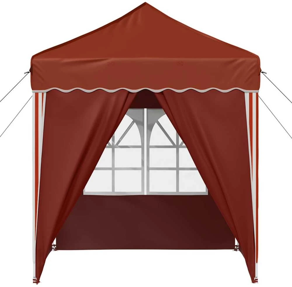 Pop-up šventinis palapinė 195 x 195 x 245 cm Terakotos