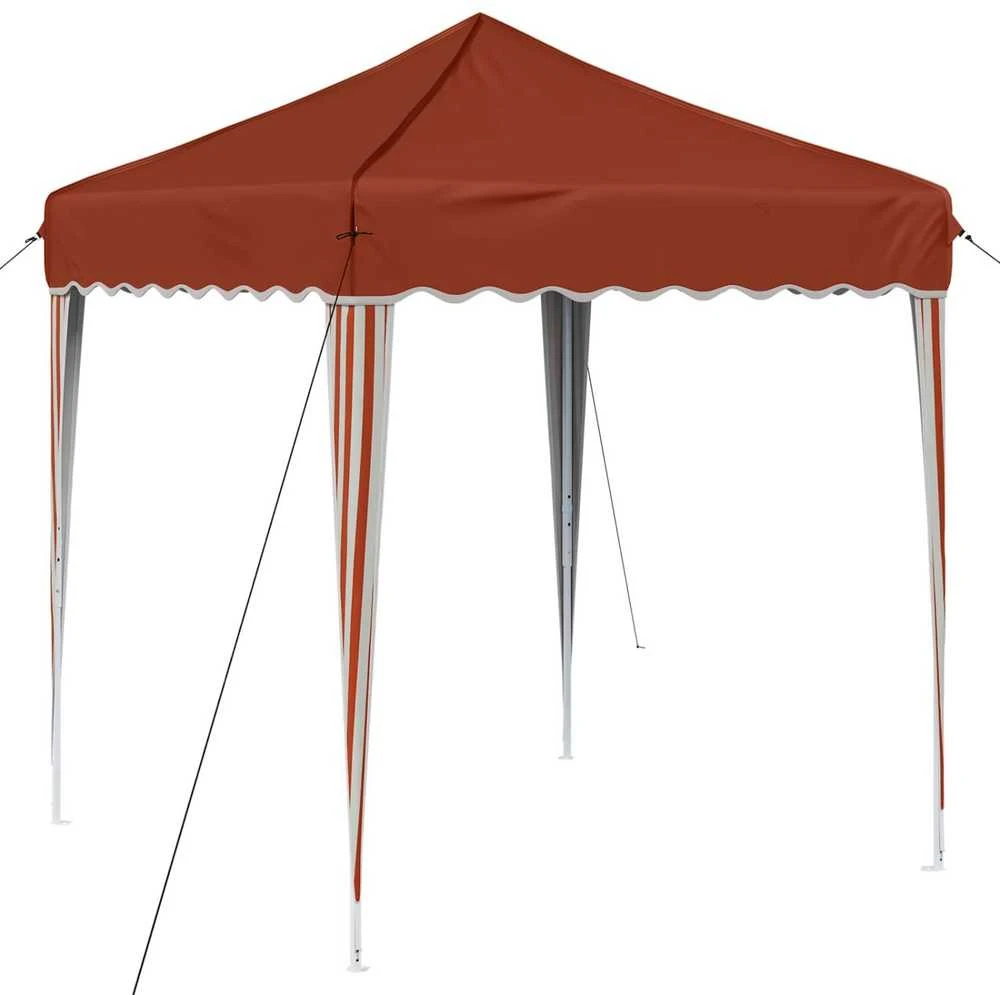 Pop-up šventinis palapinė 195 x 195 x 245 cm Terakotos