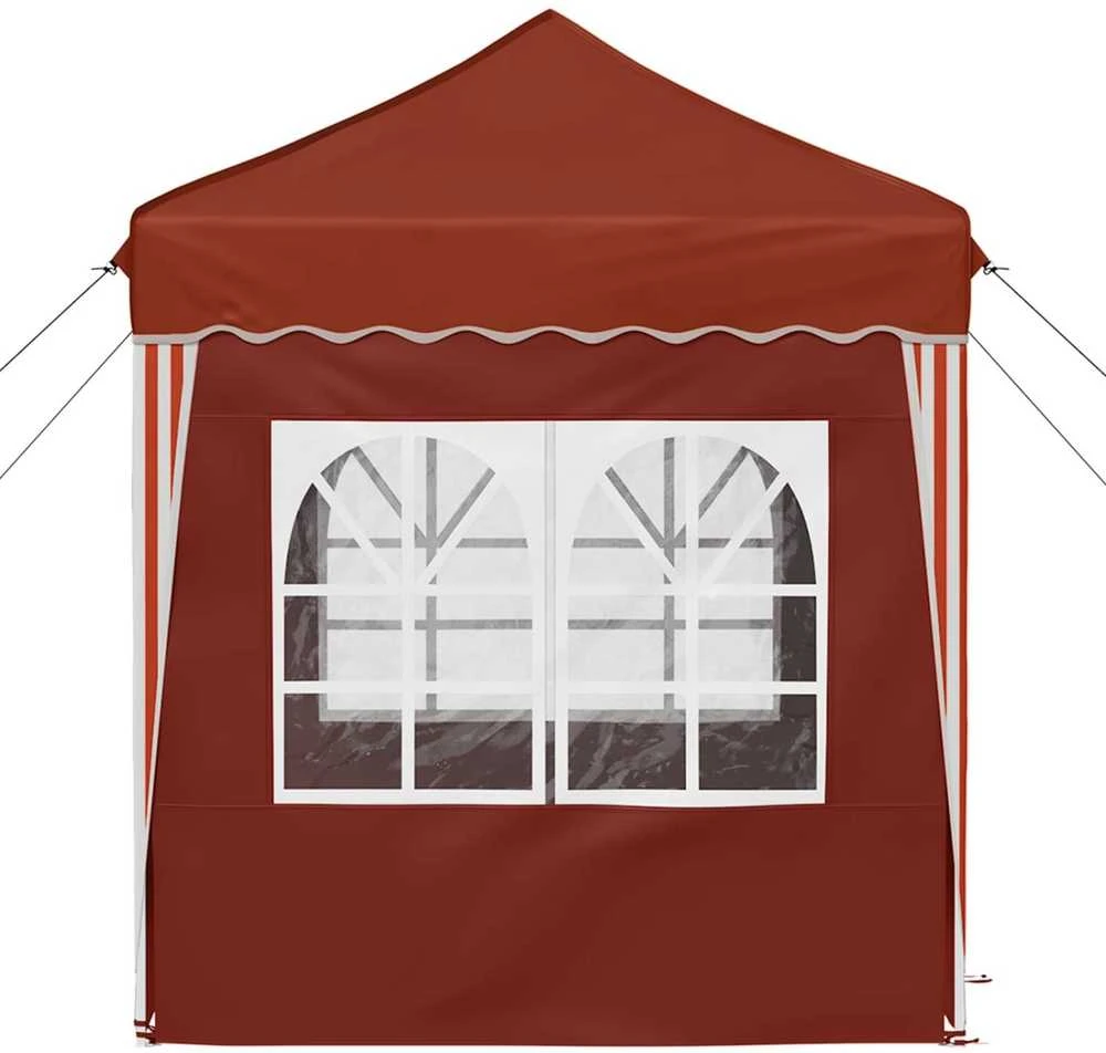 Pop-up šventinis palapinė 195 x 195 x 245 cm Terakotos