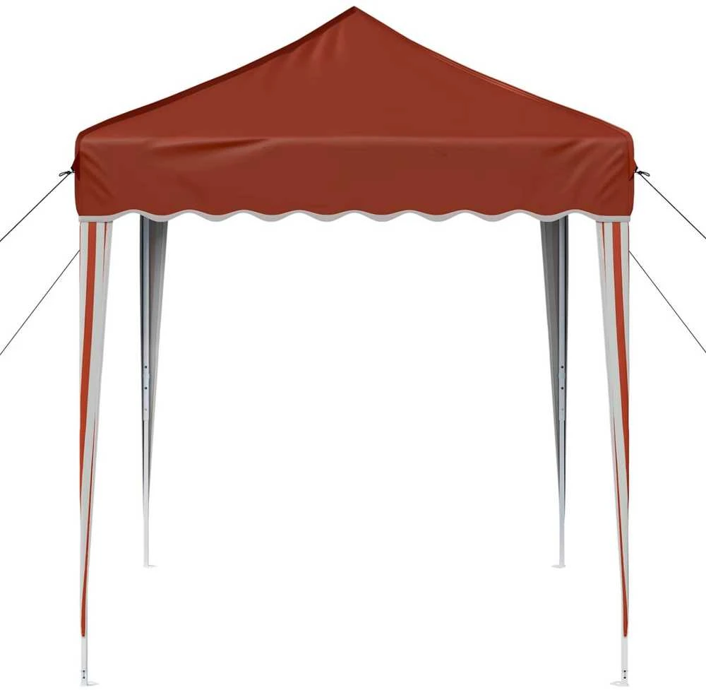 Pop-up šventinis palapinė 195 x 195 x 245 cm Terakotos