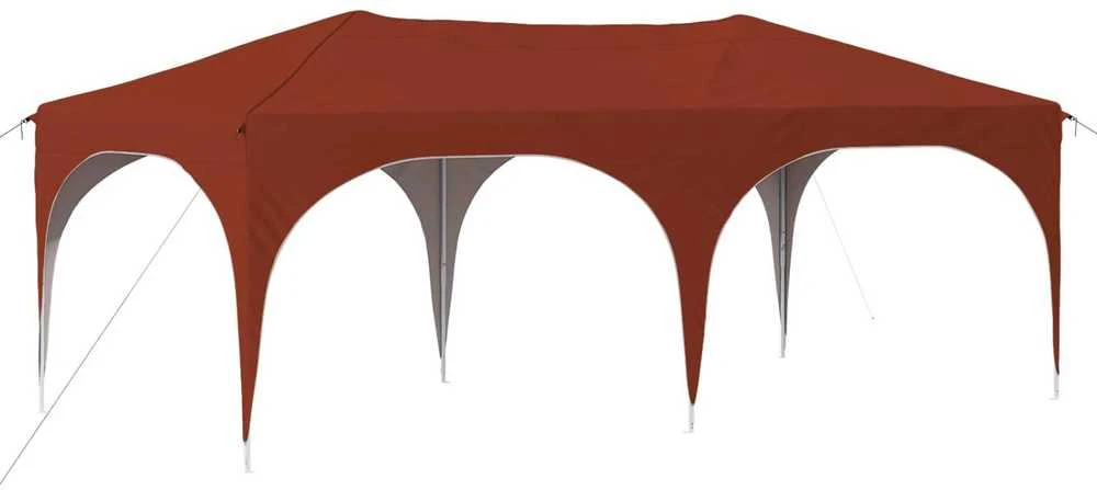 Pop-up šventinis palapinė 575 x 288 x 245 cm Terakotos