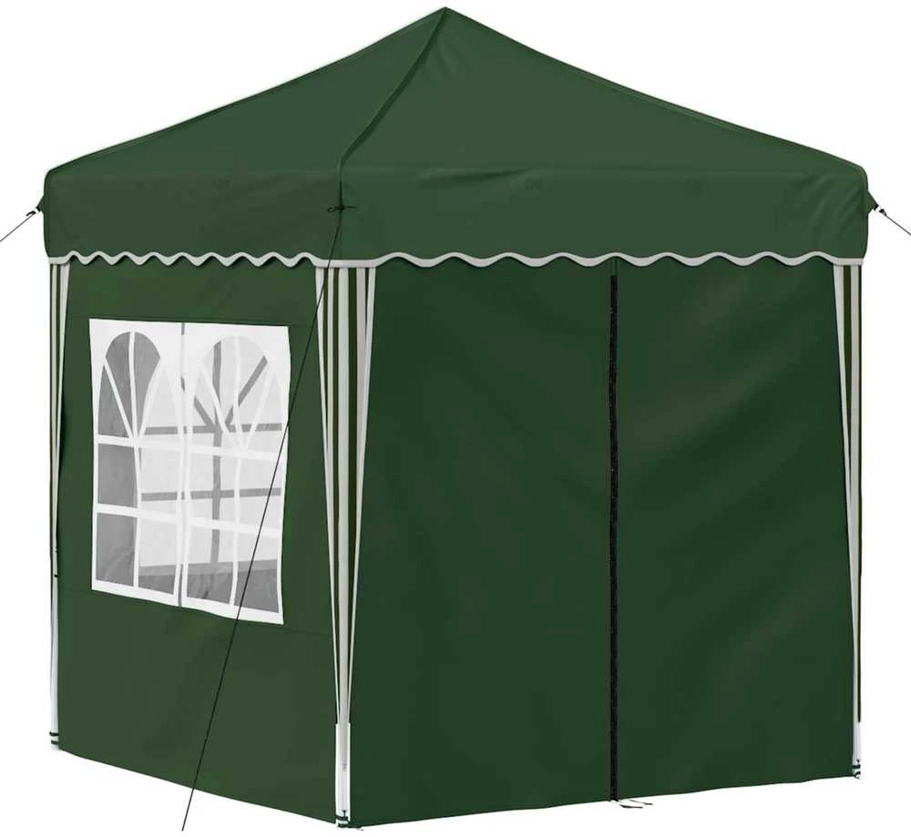Pop-up šventinis palapinė 195 x 195 x 245 cm Žalia