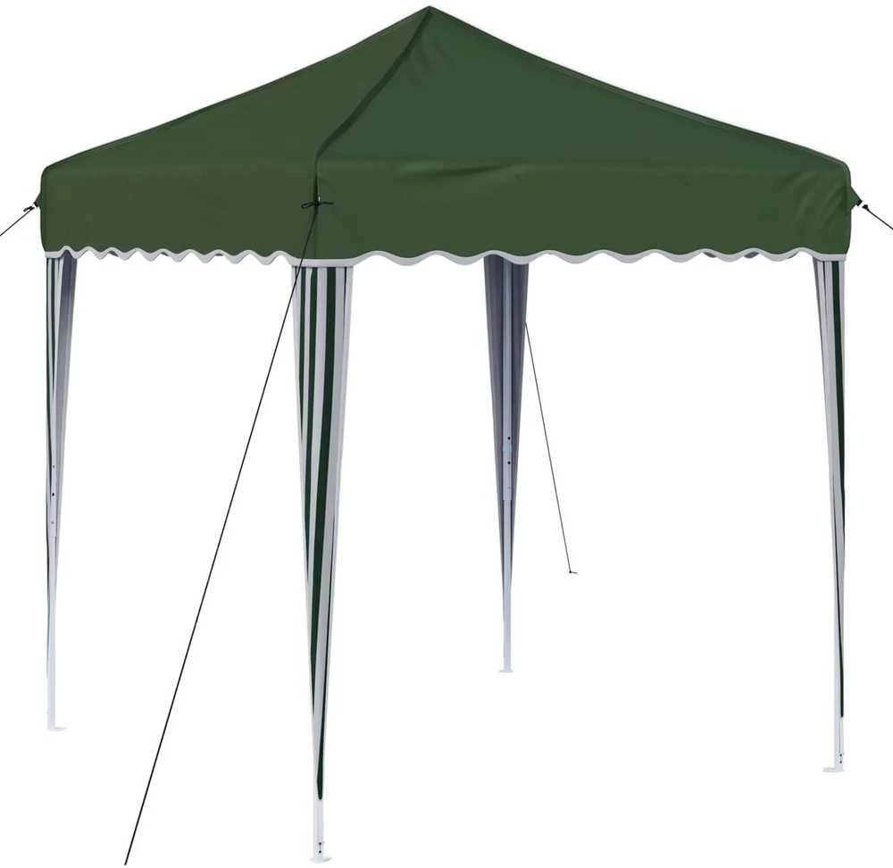 Pop-up šventinis palapinė 195 x 195 x 245 cm Žalia