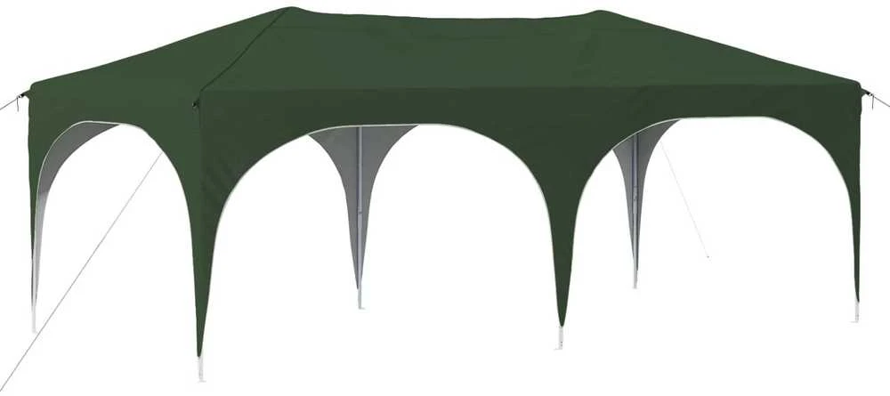 Pop-up šventinis palapinė 575 x 288 x 245 cm Žalia