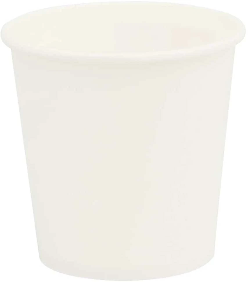 Popieriniai kavos puodeliai 1000 vnt 4oz 100ml Baltas