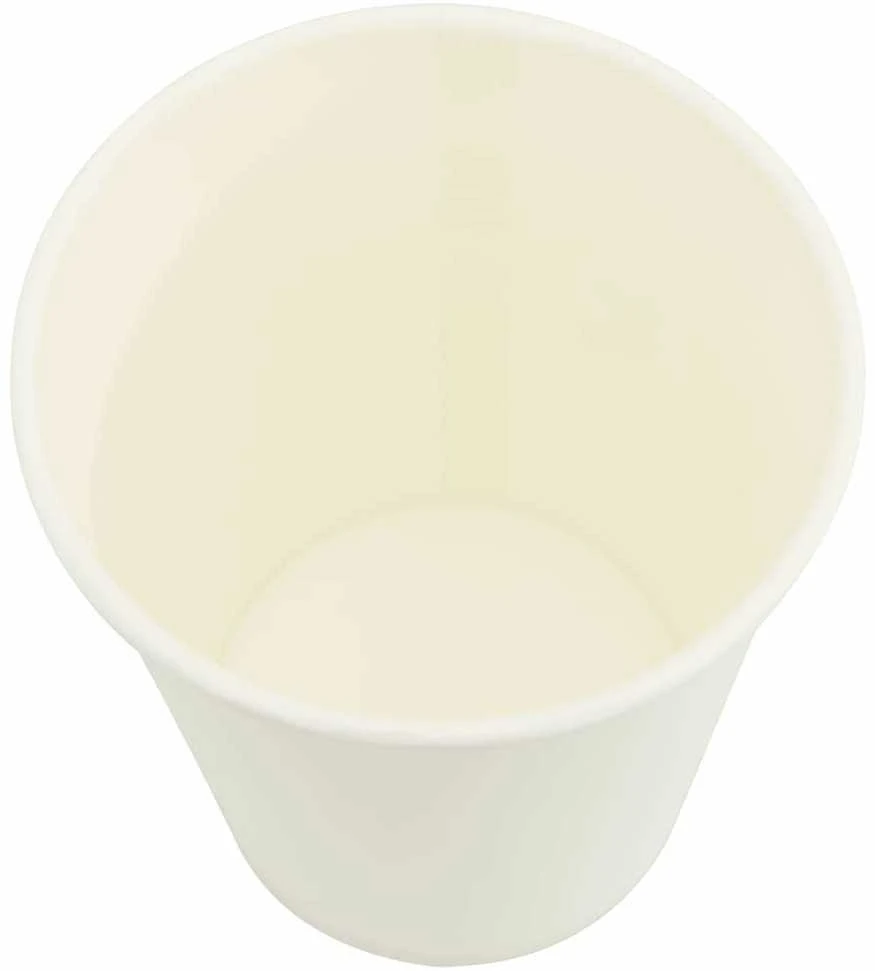 Popieriniai kavos puodeliai 1000 vnt 8oz 200ml Baltas