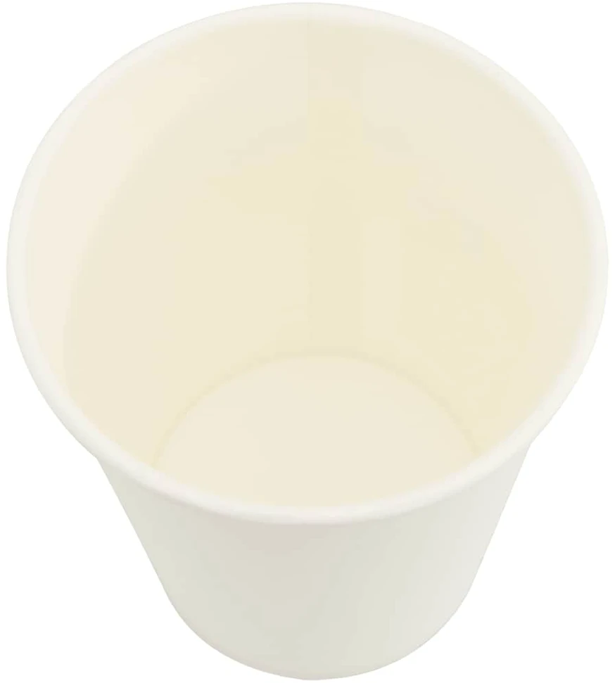 Popieriniai kavos puodeliai 1000 vnt 8oz 200ml Baltas