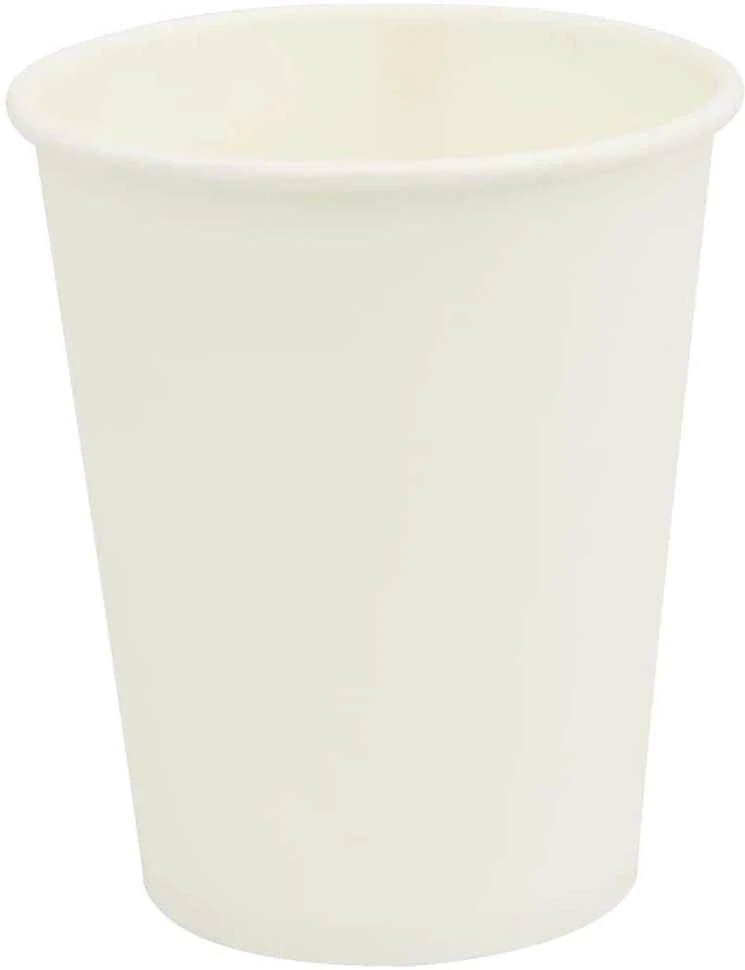 Popieriniai kavos puodeliai 1000 vnt 8oz 200ml Baltas