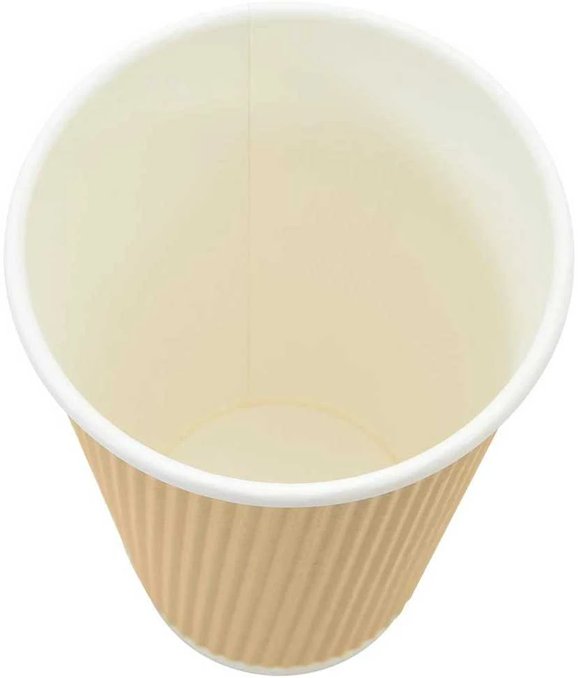 popieriniai kavos puodeliai su dangteliais 1000 vnt 16oz 400 ml