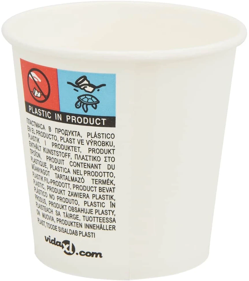 popieriniai kavos puodeliai su dangteliais 1000 vnt 4oz 100ml