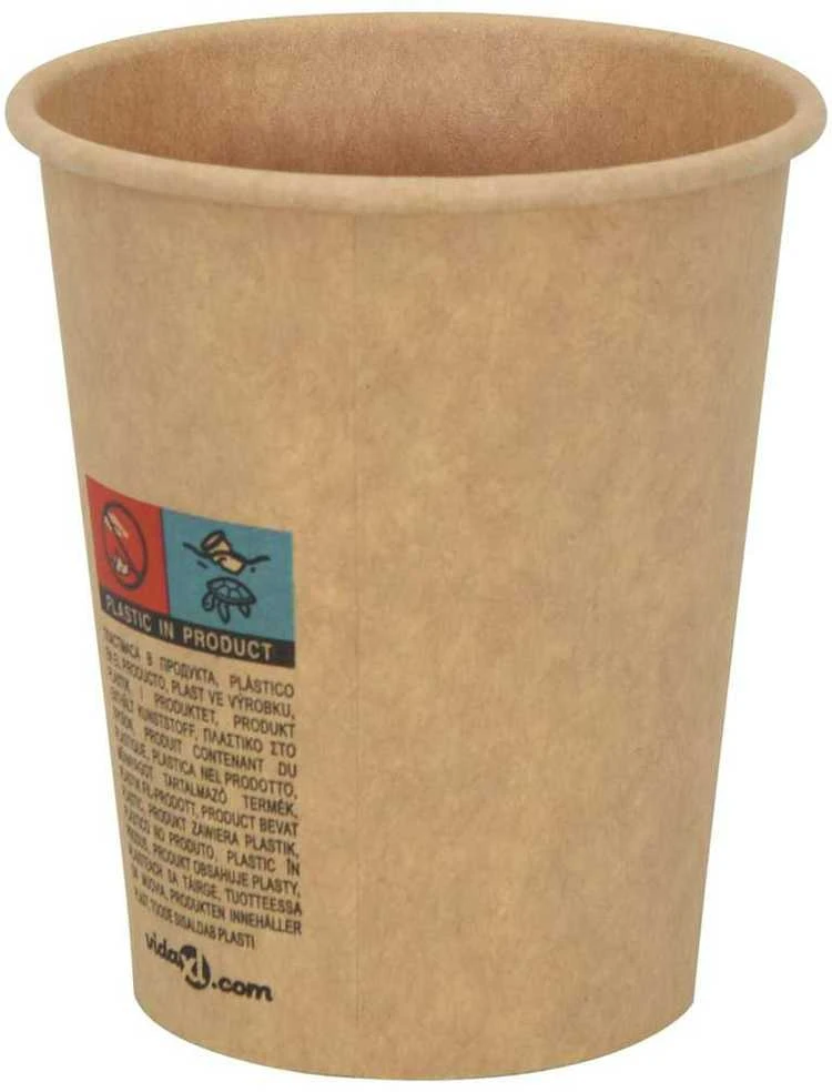 popieriniai kavos puodeliai su dangteliais 1000 vnt 8oz 200ml