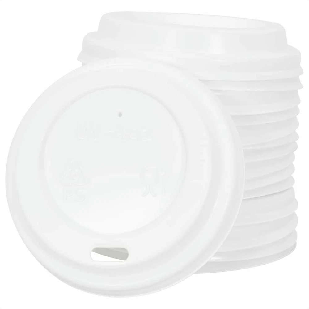 popieriniai kavos puodeliai su dangteliais 1000 vnt 4oz 100ml
