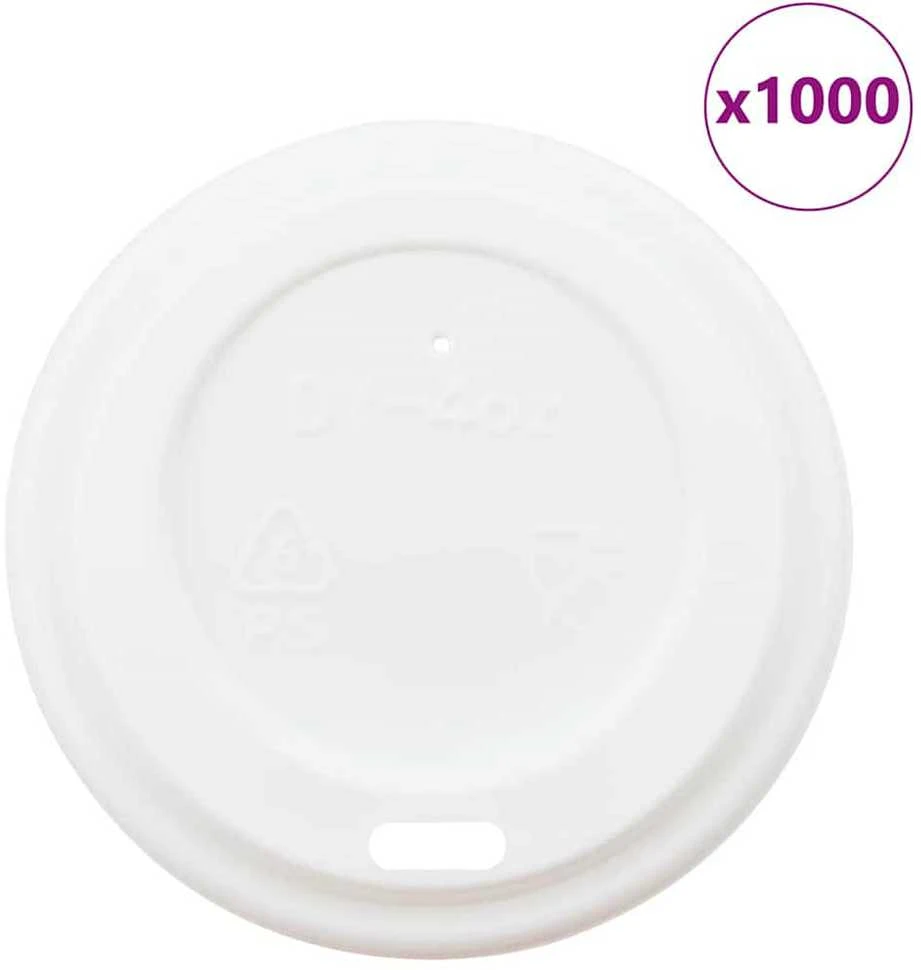 Popieriniai kavos puodelių dangteliai, Ø60mm, 4oz, 1000vnt.