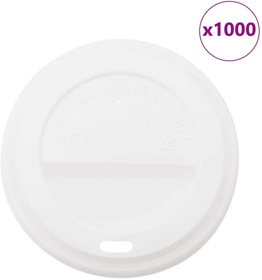 Popieriniai kavos puodelių dangteliai, Ø90mm 12oz/16oz 1000vnt.