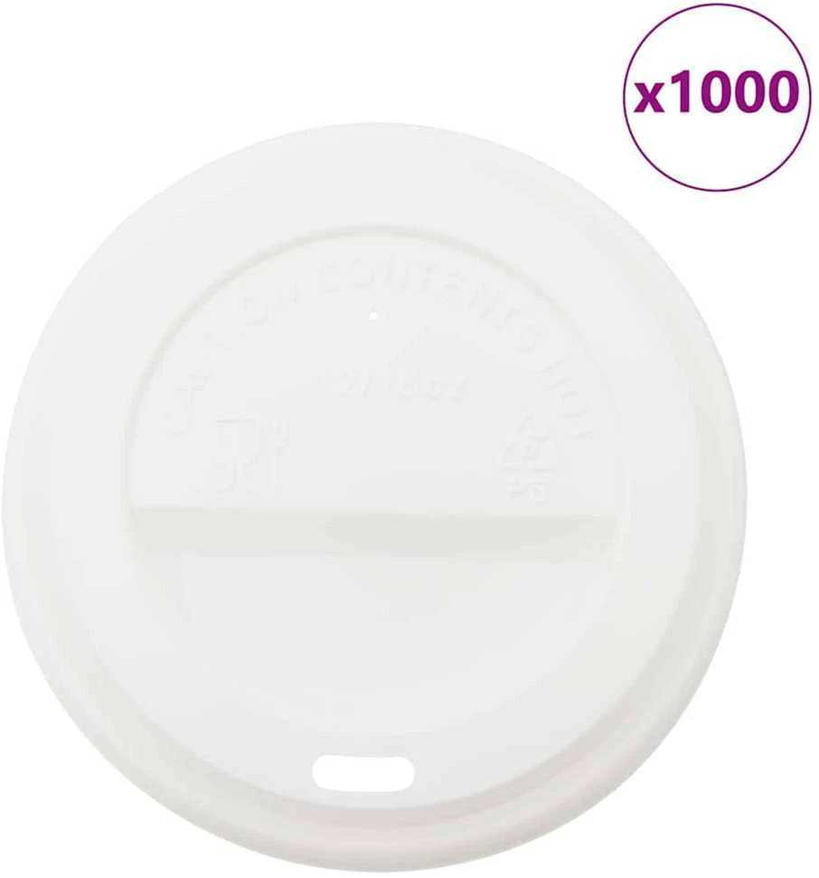 Popieriniai kavos puodelių dangteliai, Ø90mm 12oz/16oz 1000vnt.