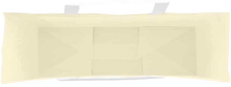 Popieriniai maišeliai 250vnt. su rankenomis geltonos 54x15x49cm