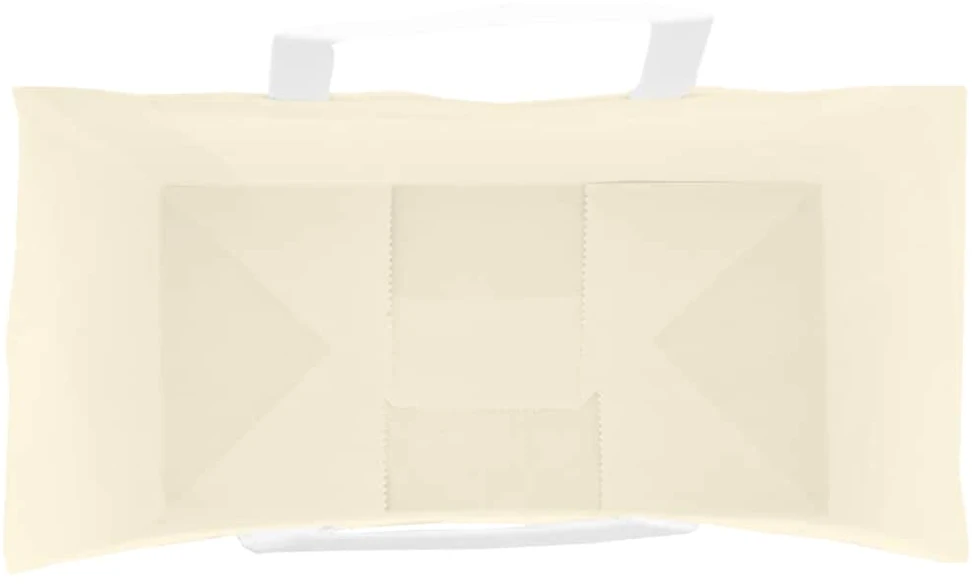 Popieriniai maišeliai 250vnt. su rankenomis geltonos 21x11x31cm