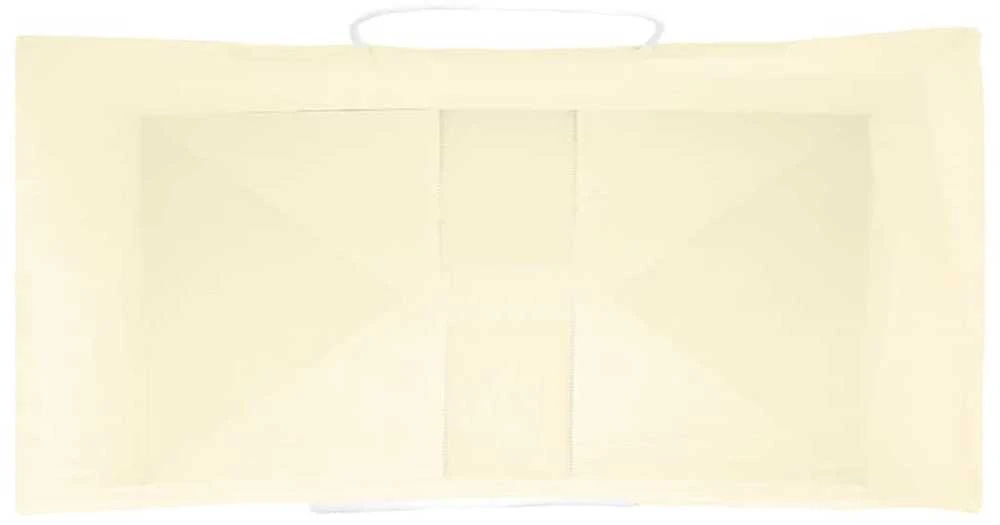 Popieriniai maišeliai 250vnt. su rankenomis geltonos 32x17x44cm