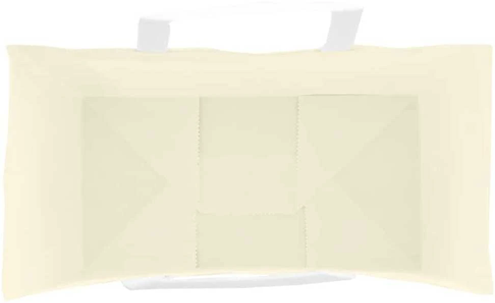 Popieriniai maišeliai 250vnt. su rankenomis geltonos 21x11x36cm