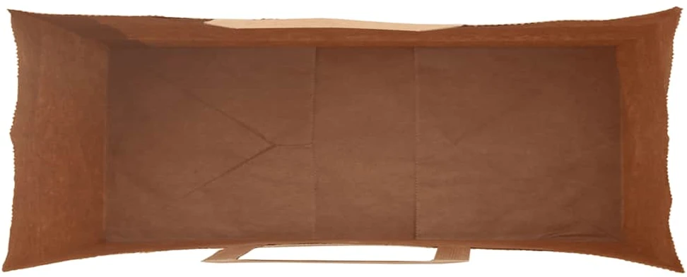 Popieriniai maišeliai 250vnt., su rankenomis, rudos, 45x17x48cm