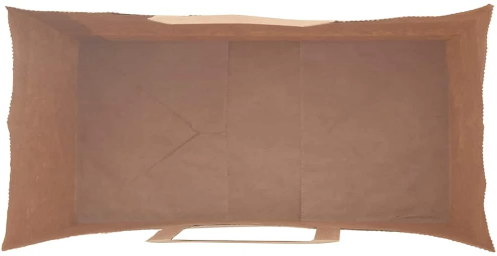 Popieriniai maišeliai 250vnt., su rankenomis, rudos, 18x8x22 cm